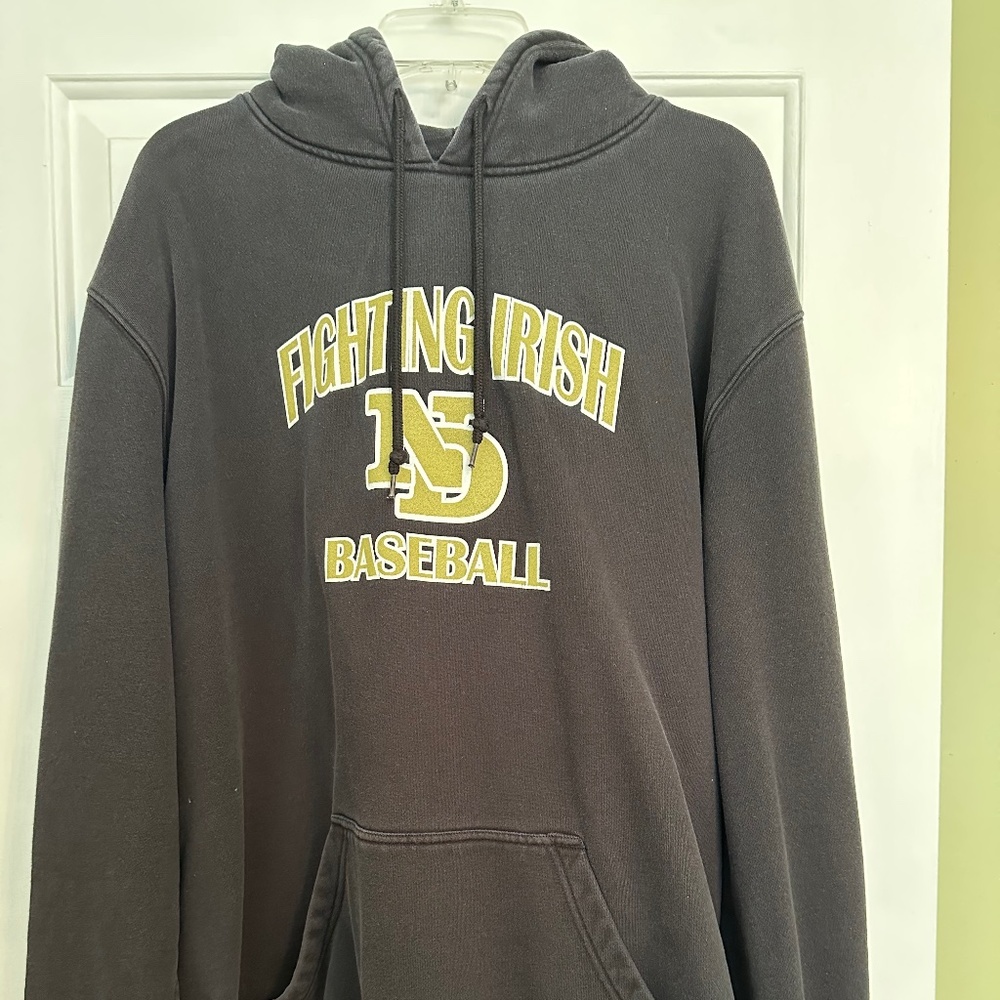 Adidas Notre Dame Baseball Hoodie - Size 2XL